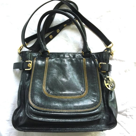 Michael Kors Satchel Bag w/Gold Hardware. - Picture 1 of 10